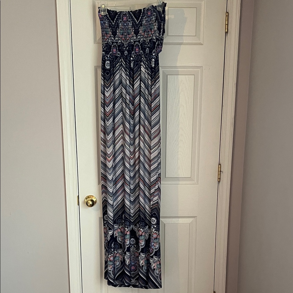 Gilli Multicolor Abstract Maxi Dress